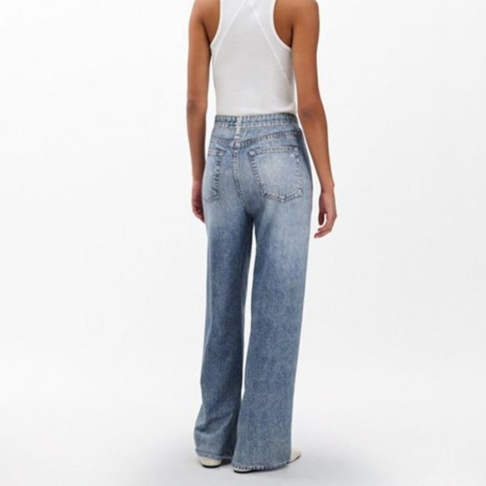 NWT Rag & Bone Miramar Wide-Leg Pants Size: M Color: Scarlet - Picture 4 of 7